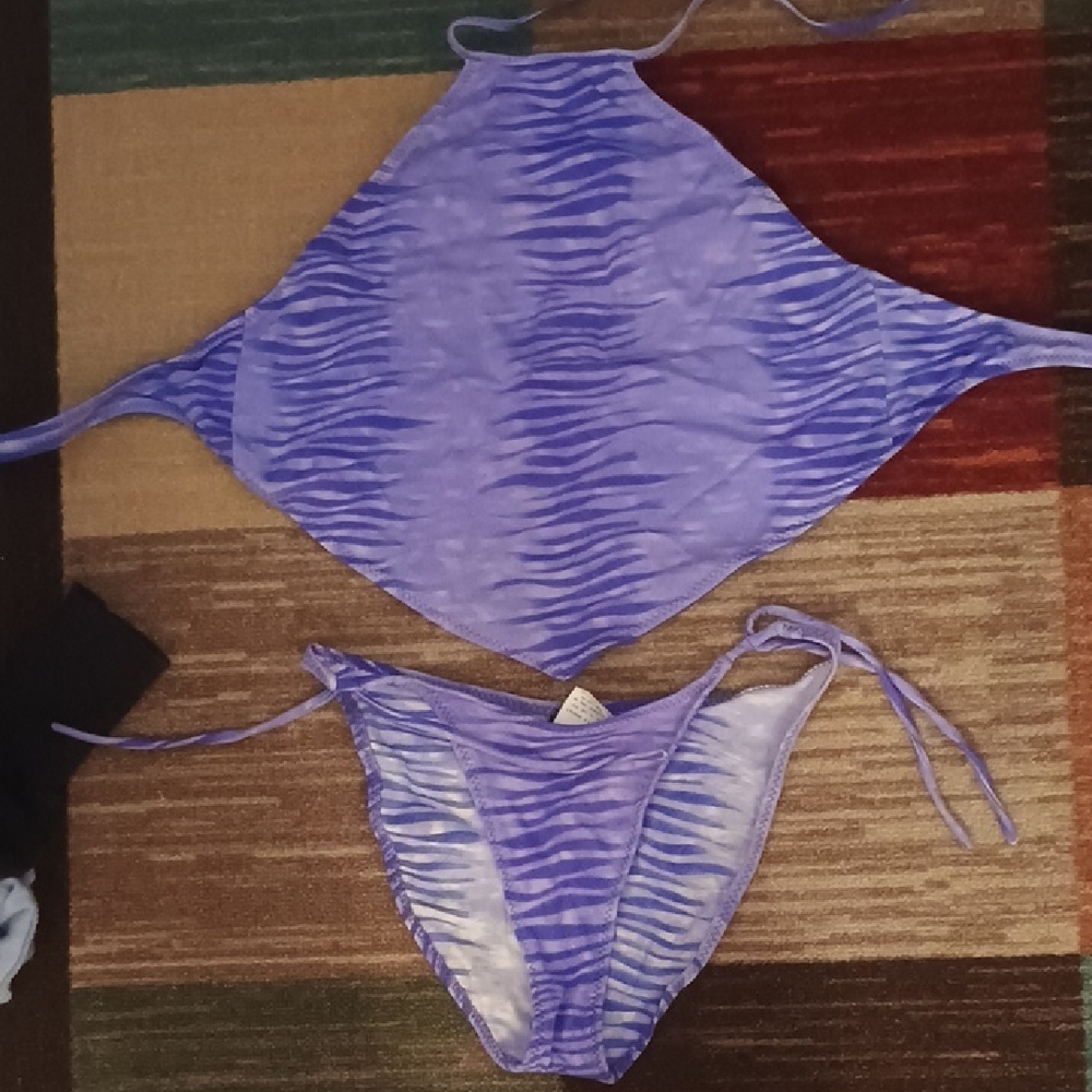 Kids Purple One Piece Swimsuit